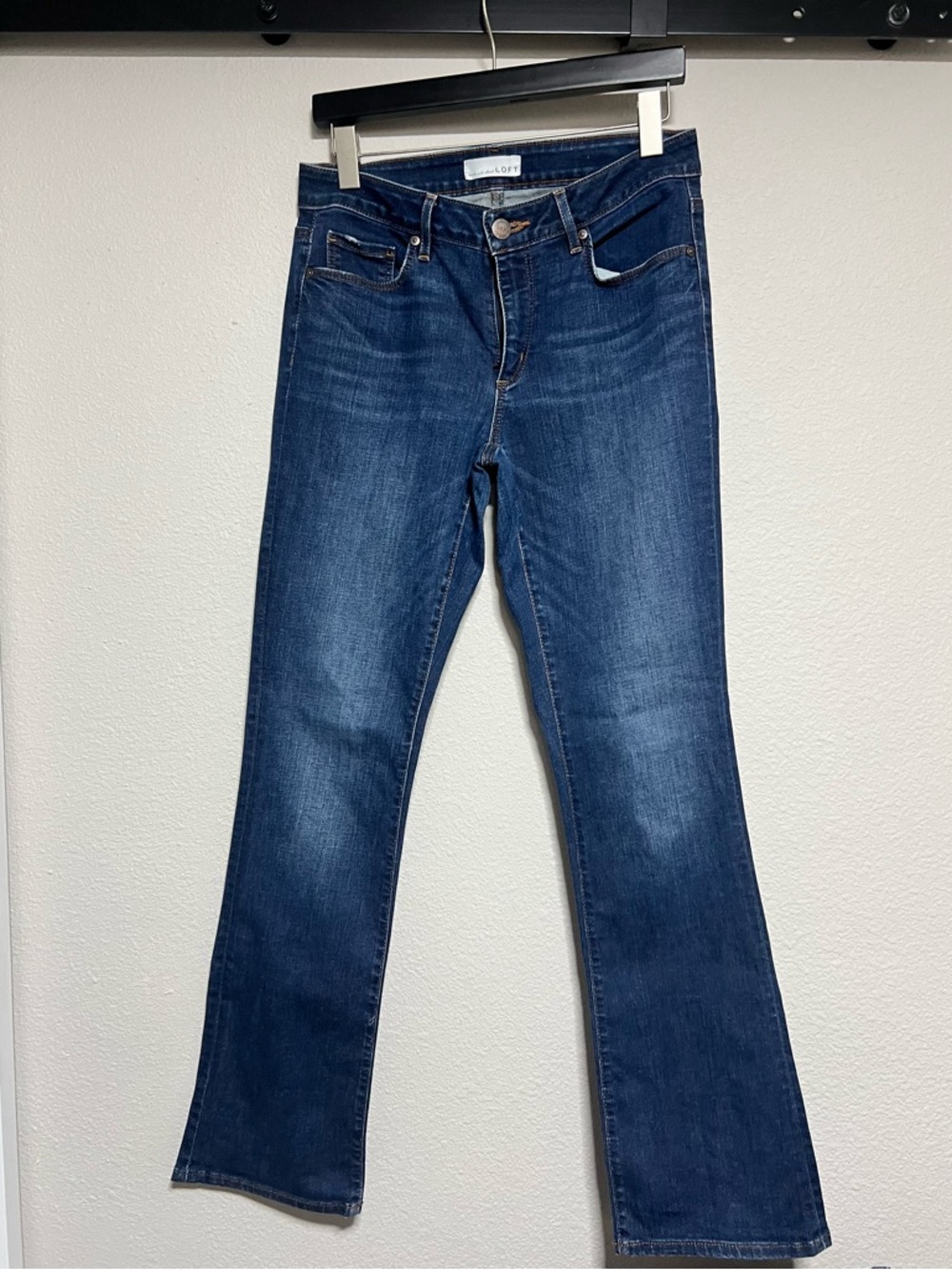 LOFT Dark Blue Flare Jeans